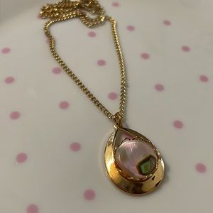 abalone shell necklace 🐚